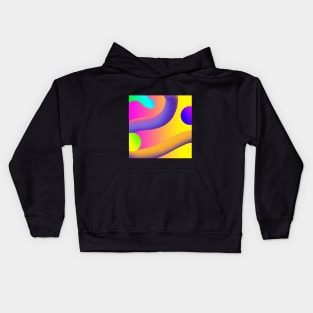 Fluid Noodle Gradient Kids Hoodie